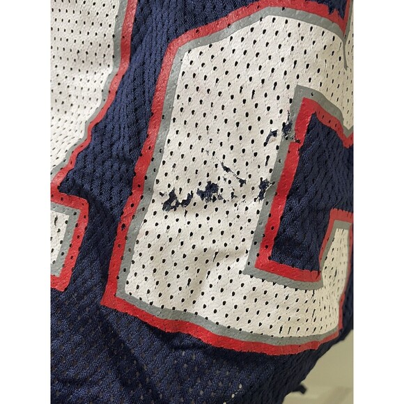 Vintage New England Patriots Youth Jersey #12 Brady Reebok Large 14-16 17.5x27.5 - Picture 6 of 11